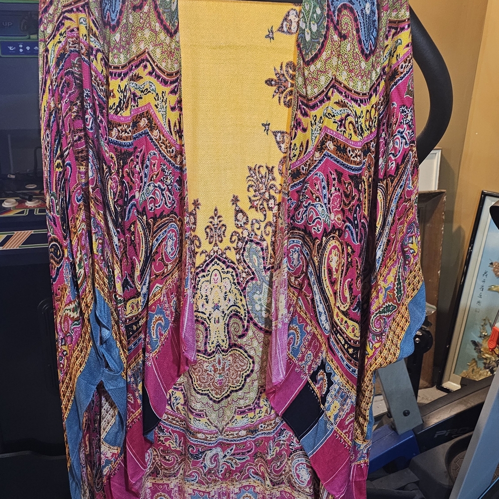 Saachi Colorful Paisley Women's Kimono Jacket